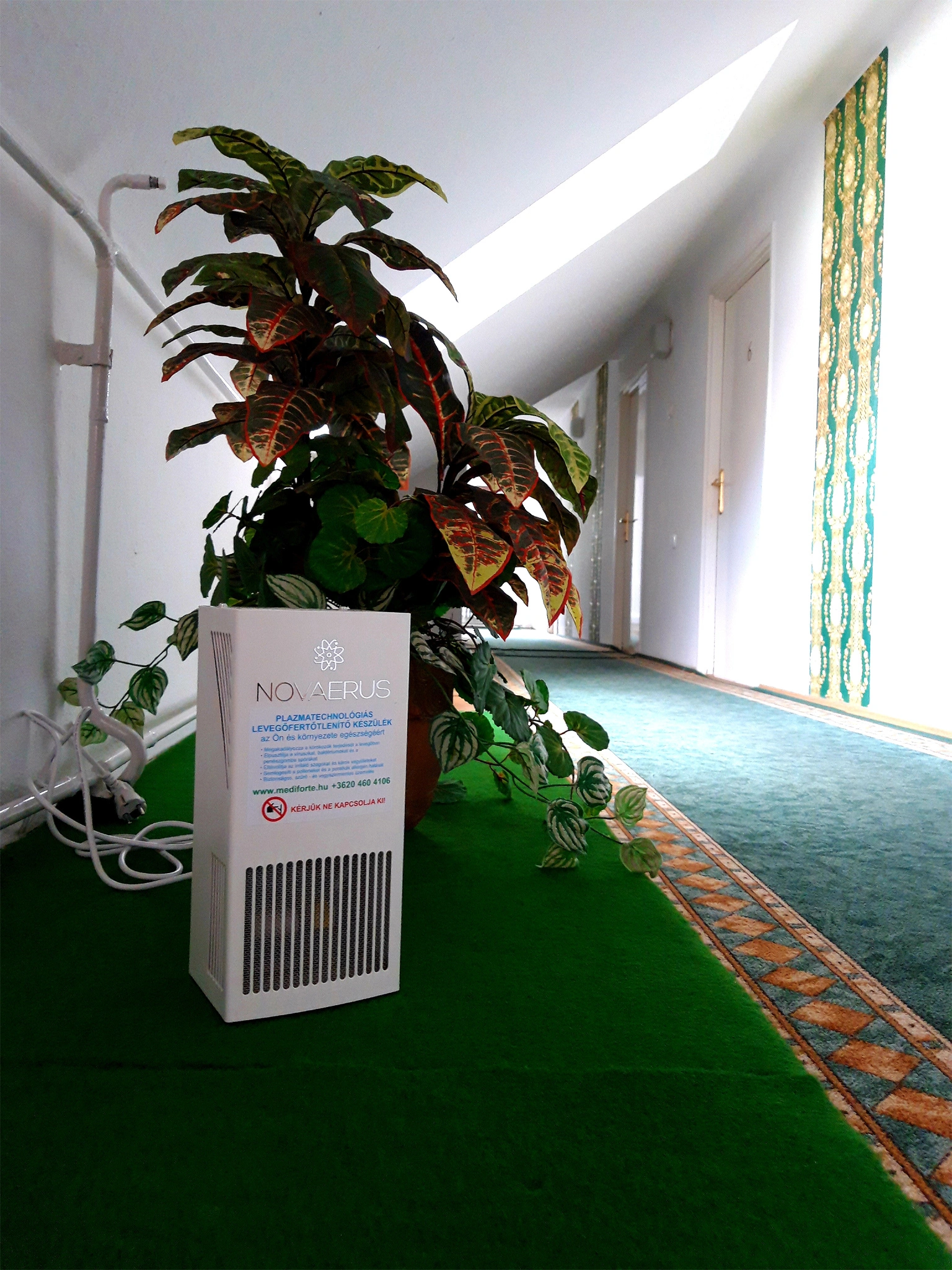 Rendszeres levegőfertőtlenítés a Márta Panzióban